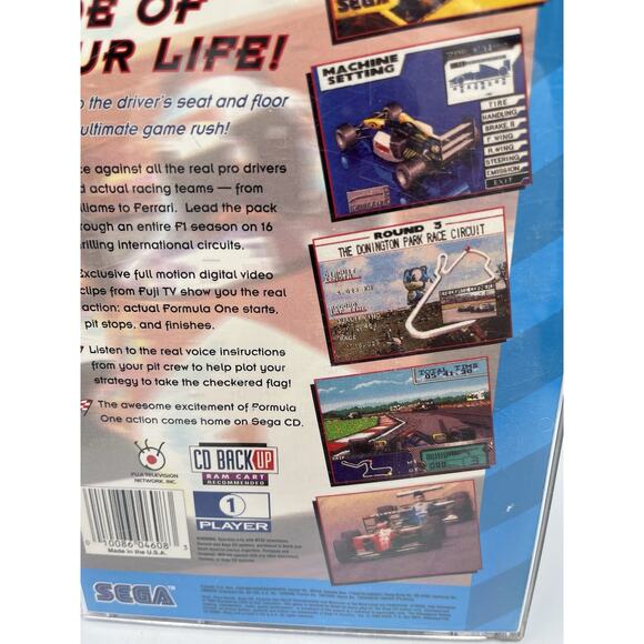 Formula One World Championship: Beyond the Limit (Sega CD, 1994) Complete CIB - Picture 3 of 8